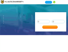 Tablet Screenshot of a1autotransport.com